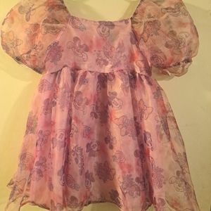 Pink and Purple Disney Minnie Mouse Dress size 10-12